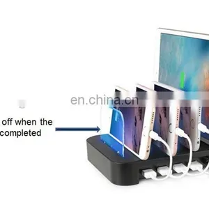 New Design 4 USB Charging Station for IPhone IPad High Mobile Phone Speed Charger thumbnail-5