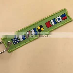 Woven Key Tag Flights Keyring Custom for Cars thumbnail-1