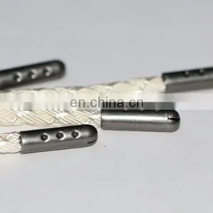 Hot Selling Reflective Tape Braided 3m Shoelace With Silver Aglet thumbnail-3