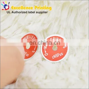High Quality Best Price Customized Round Metal Aluminum Label thumbnail-4