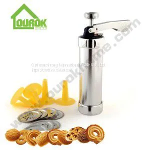MANUAL ALUMINUM COOKIE PRESS FOR DIY BQ-4 thumbnail-1