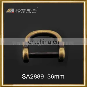 2016 New Design SA2889 Antique Brass Plated d Ring Metal thumbnail-3