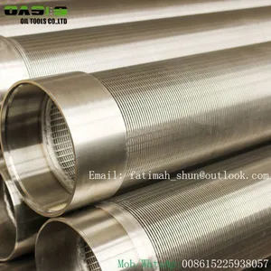 304 Steel Square Slot 20 Strainers Deep Well Water Pipes With Threaded Ends thumbnail-4
