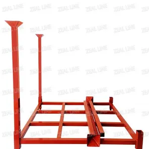 Warehouse Stacking Storage Tire Rack Pallet Tyre Rack Without Mesh thumbnail-2