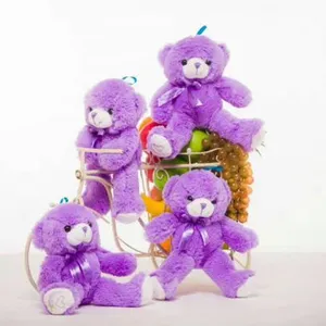 Stuffed Animals Stuffed Mice Toys Blue White Comfortable thumbnail-3