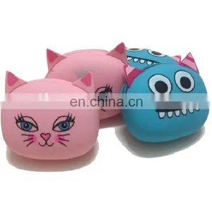 Personalized Cartoon Animal Cat/Panda Mini Coin Purse Lady Clutch Coin Bag Silicone Wallet thumbnail-2