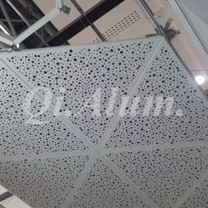 Customized Aluminum Carved Board Indoor Ceiling Aluminum Perforated Plate thumbnail-4
