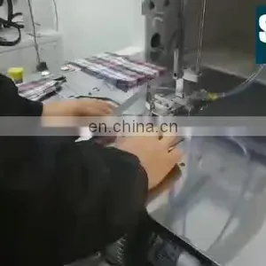 High Standard Full Automatic Shirt Sleeve Placket Attaching Setter Machine for Famous Garments thumbnail-1