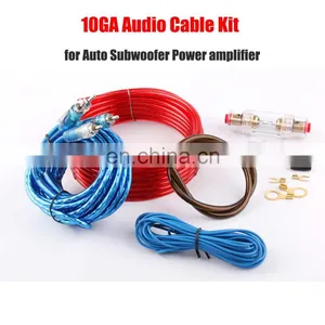Car Audio Wire Wiring Amplifier Subwoofer Speaker Installation Kit 10GA Power Cable thumbnail-3