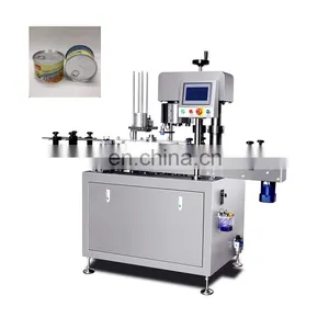 FGJ-100/150 Customize 110v 220v Tin Sealer Electric Sealing Machine Semi Automatic Easy Open Plastic Can Seamer thumbnail-1