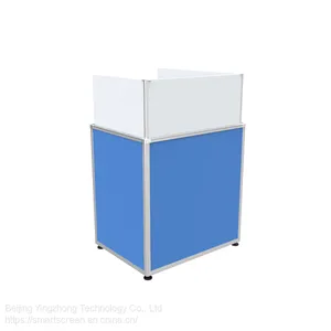 Height Adjustable Office Computer Desk Anti-peeping Study Carrel Desktop Panels Test Center Table Library Cubicle thumbnail-3