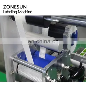 ZONESUN ZS-TB853 Sticker Table Automatic Flat Labeling Machine For Book Plate Carton Box thumbnail-2