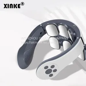 Intelligent Voice Call 3D Neck Massager Remote 2 Level Infrared Heating Pain Neck Care Massager thumbnail-3