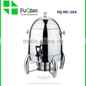 Hotel 2.5 Gallon Drink Dispenser Stainless Steel Fruit Juice Dispenser , Jar Dispenser With Spigot thumbnail-2