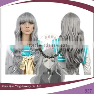 Long Curly Grey Kuroshitsuji Cosplay Wig thumbnail-1
