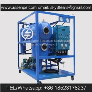 PLC System Double Stage High Vacuum Transformer Oil Dehydration Machine, Insulating Oil Purifier thumbnail-1