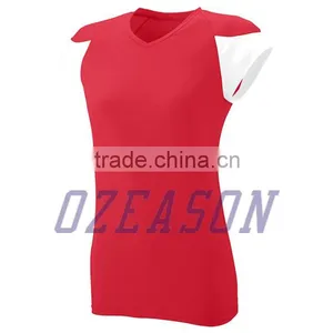 OEM Girl's Volleyball School Team Uniform/volleyball Jersey thumbnail-6