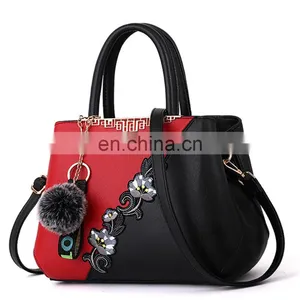 Elegant Ladies Bags Handbags Women Famous Brands pu Casual Tote Wholesale Vintage Leather Handbags thumbnail-2