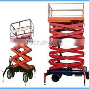 New Product in Market Scissor Mobile Hydraulic Raising Lift Platform thumbnail-2