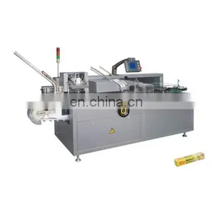 Fully Automatic Vertical Packing Cartoning Machine for Cosmetic Perfume Vials Soap Carton Box Packaging Machine thumbnail-3