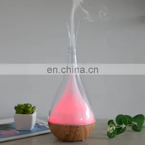 Wood Shape Floor Standing 7 Colors Aroma Diffuser Air Humidifier Essential Oil Diffuser thumbnail-3