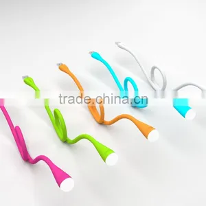 Mini Reading Lighting Bule 0.5w DC 3V Black Bendable Easy Carrying thumbnail-1
