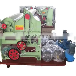 Factory Supply Waste Textile Scrap Opening Machine Cotton Yarn Making Machine Fabric Waste Cloth Recycling Machine thumbnail-1