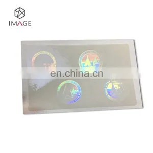 Clear Self Adhesive Holographic Overlay for ID Card, Easy to Apply and Strong Hold thumbnail-1