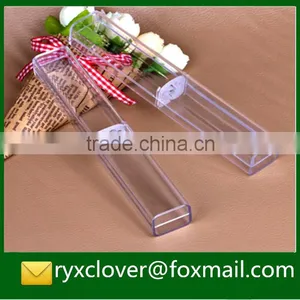Transparent Small Hard Eco-friendly Plastic Gift Boxes for Pen thumbnail-2