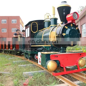 Sightseeing Tourist Fairground Carnival Rides Track Amusement Park Kids Train Equipment for Sale thumbnail-1