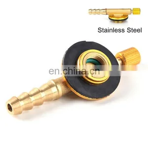 Adaptateur de gaz de camping sûr en extérieur, commutateur durable en acier inoxydable pour brûleur de gaz de cuisinière, connecteur de réservoir de gaz, vanne d'adaptateur thumbnail-5