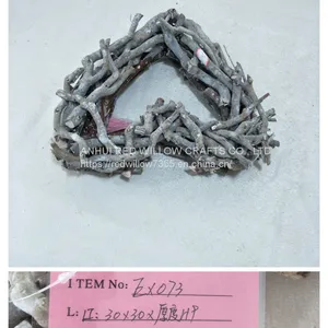 Willow and Tea Tree Twig Heart Shape Wreath thumbnail-1