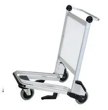 TSST-08 Airport Trolley 3 Wheels Airport Luggage Trolley 3 Wheels Portable Mobile Airport Trolley With Brake thumbnail-2