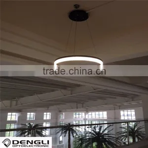 Luxury Circle Ring Led Pendant Light for Lobby Hotel Restaurant thumbnail-2