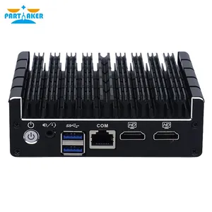 Intel AES-NI J3160 Pfsense Mini Server Nuc Fanless Barebone Firewall Micro Appliance With 4 Gigabit Lan thumbnail-3