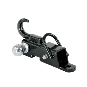 TOWKING 3 Way Receiver Hitch With 2 Inch Ball ATV 2 Inch Receiver Adapter thumbnail-1