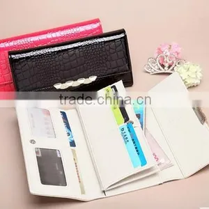 2016 New Heart Printing Lady pu Leather Wallet thumbnail-4