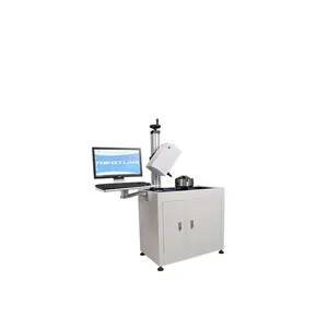 Multifunctional Horizontal Rotary Metal Flange Dot Pin Pneumatic Marking Machine With Computer thumbnail-1