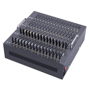 Low Price for 2025 Rare Product Good Selling 4G Lte Bulk SMS 64 Ports With 64 Sims Gsm Modem USB Interface Support AT Command Sim Bank Router With Sim thumbnail-2