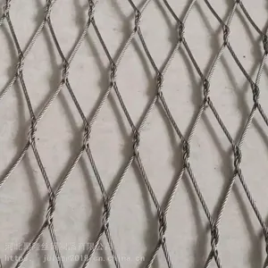 304 Stainless Steel Woven Rope Mesh for Architectural Facades thumbnail-3
