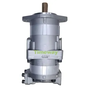 Hydraulic Gear Pump 705-51-10010 Double Pump for Komatsu Grader GD500R-2A Gear Pump 7055110010 thumbnail-4