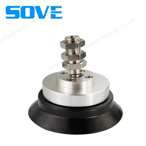 ZPT-32~125HN/S-B01-A14 Series Silicone/Rubber Vacuum Cup SMC Brand Perfect Alternative Product Single Layer Universal Swivel Suction Cup thumbnail-1