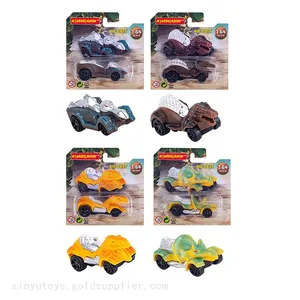 1:64 Diecast Cars Dinosaur Free Wheeling Vehicle Toy for Kids thumbnail-1