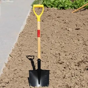 China Factory Rail Steel Shovel Durable Farm Hand Tool for Nigeria Uganda Tanzania Market thumbnail-2