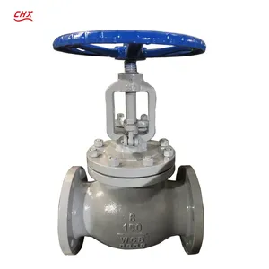 ANSI Class 150 Cast Steel Globe Valve Low Pressure Industrial Control Valve thumbnail-2