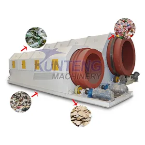Organic Soil Trommel Screening Machine High Separation Rate Garbage Classification Machine ﻿EPC thumbnail-1