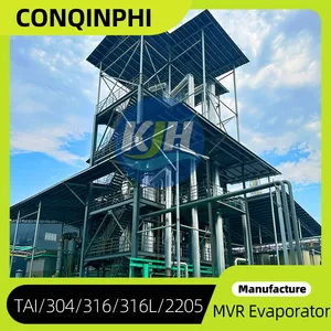 Chemical Plant Wastewater Treatment MVR Evaporator for High Salinity Brine Concentration thumbnail-2