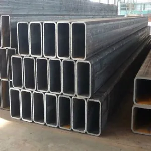 A36 Q235B ERW Welded Carbon Hollow Section Steel Tube Square and Rectangular Tube thumbnail-4