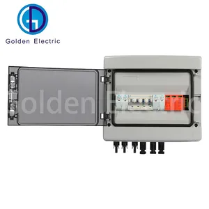 2 In 1 Out PV Combiner Box DC 1000V IP65 Waterproof Solar Junction Box With DC MCB & SPD Surge Protection for Household Solar Panel System thumbnail-5