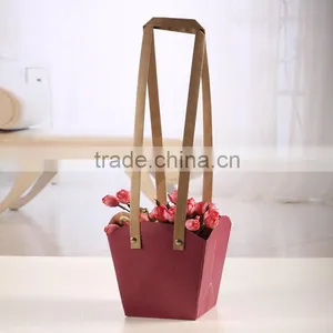 Kraft Paper Bag Paper Waterproof Bag for Flower Packaging thumbnail-1